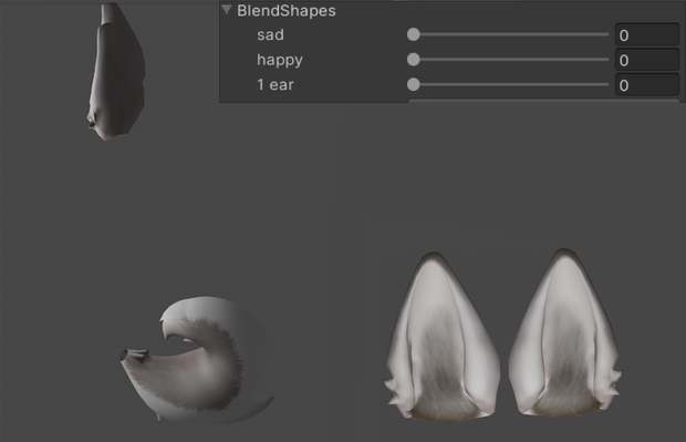 ears and tail dog