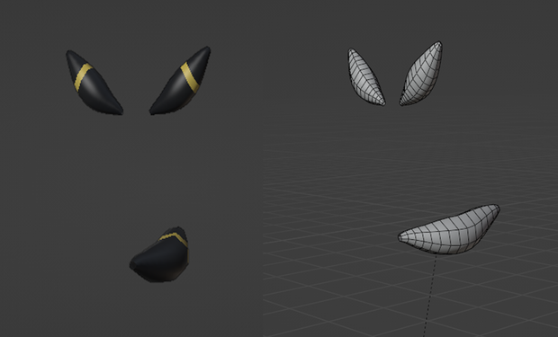 ears and tail umbreon (Vrchat) 