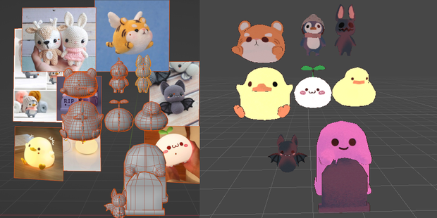 Plushies and lamps pack 8 (Vrchat worlds and avatars)