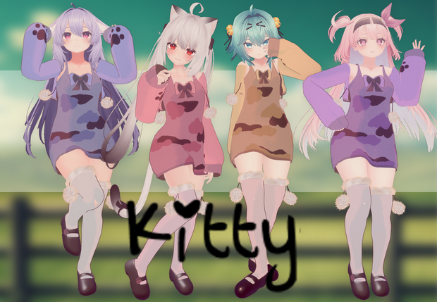 Outfit kitty( RINDO, MAYA, SELESTIA AND KIKYO)
