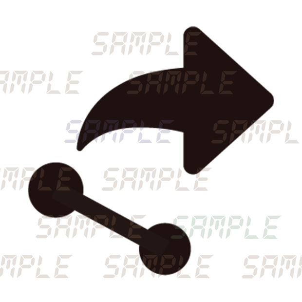 シェアアイコン iOS+Android Mix Share ICON