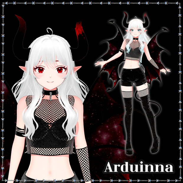 【VRChat衣装】Arduinna専用ダークエルフをモチーフにした衣装 - By duchess.rh