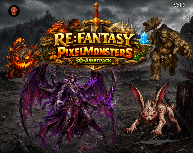 CP38｜RE:Fantasy 30体（透過PNG／商用OK） / RE Fantasy x30