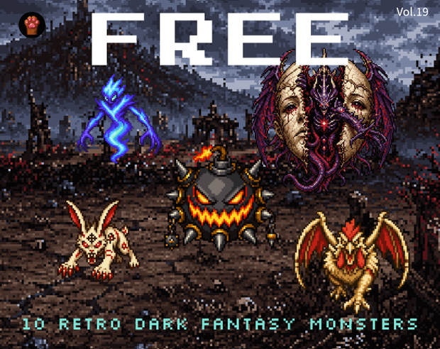 FR-19｜無料お試し FR-19｜ドット絵10点（透過PNG）　FR-19 | Free Sample