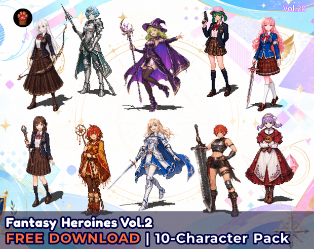 FR-20｜無料お試し FR-20｜ドット絵10点（透過PNG）　FR-20 | Free Sample