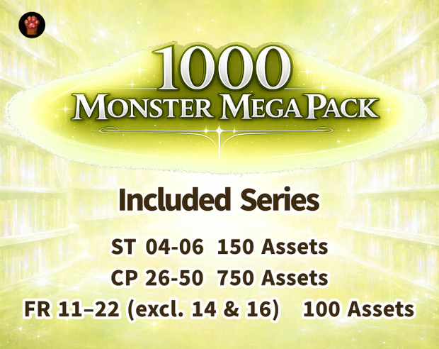 1000-Monster Mega Pack Vol.02｜RPG向けドット絵モンスター1000体（透過PNG／商用OK） Fantasy Pixel Monsters x1000 Vol.02 (PNG, Commercial OK)