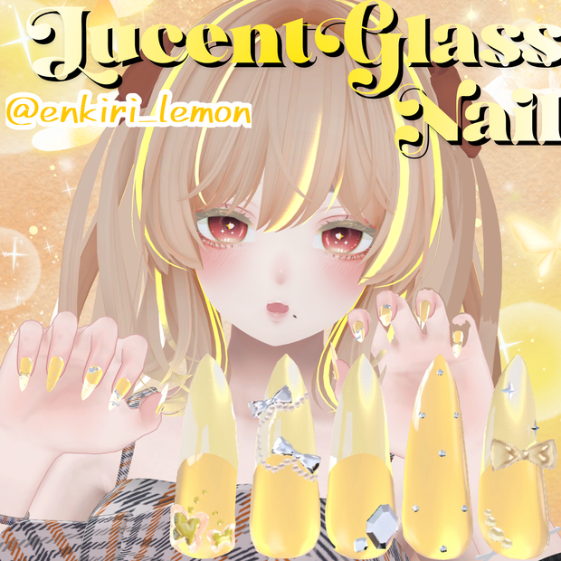 40アバター対応 Lucent Glass Nail