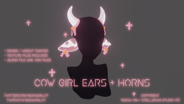 Cow girl Ears and Horns