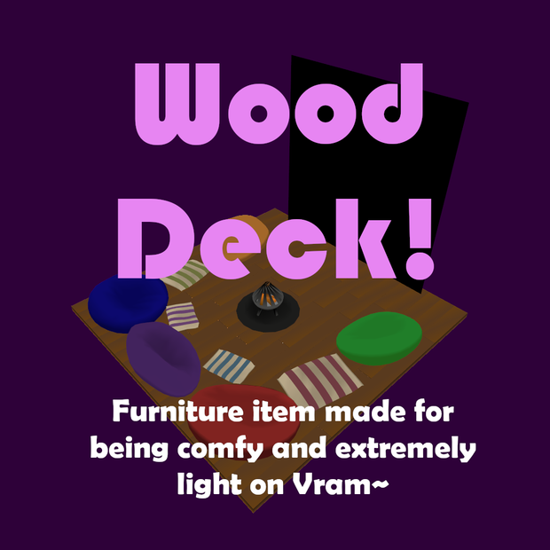 Portable Cozy Deck / どこでもコージーウッドデッキ