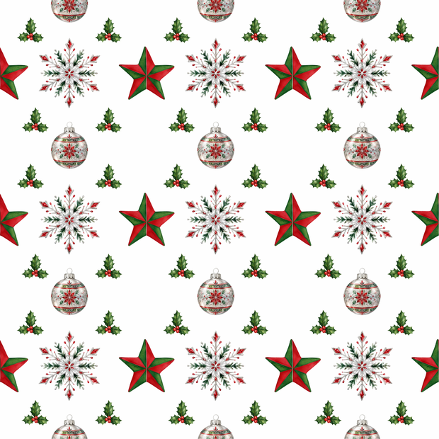 クリスマス柄のデジタルペーパー