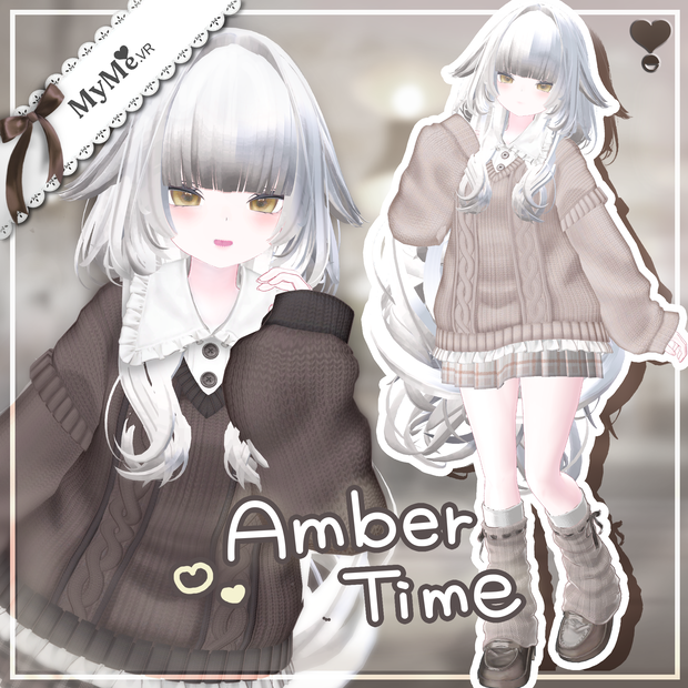 【複数アバター対応】AmberTime【VRChat向け衣装】