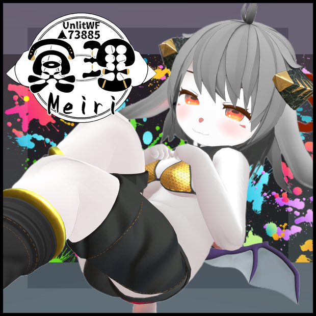 【オリジナル3Dアバター】冥理 -Meiri- 1.3.3ver【physBone対応】