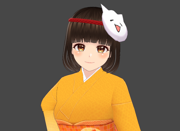 【3Dモデル】モナコインちゃん