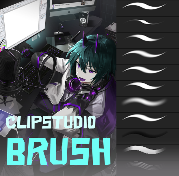 [CLIPSTUDIO] Brush pack