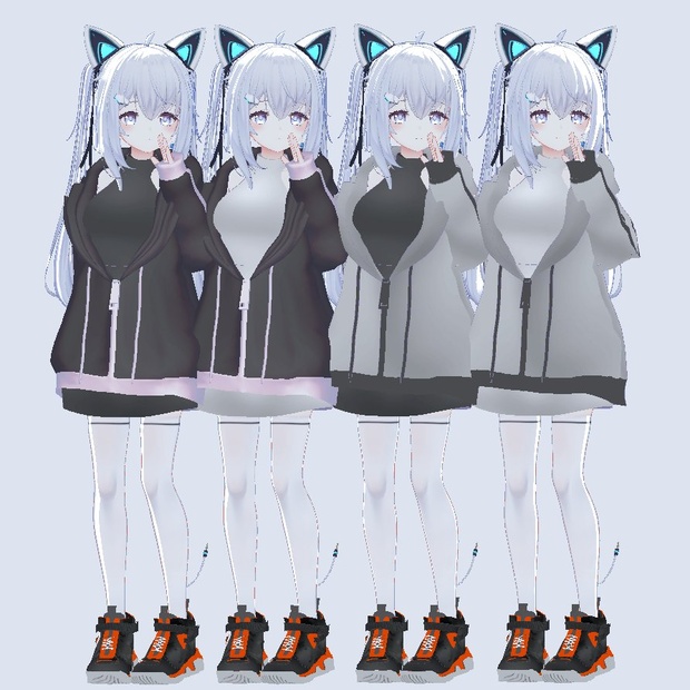 【サフィー】トップスセット -Sapphy-【各texture2種類】