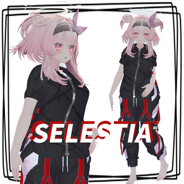 【セレスティア用】Set Costume【texture４種類】