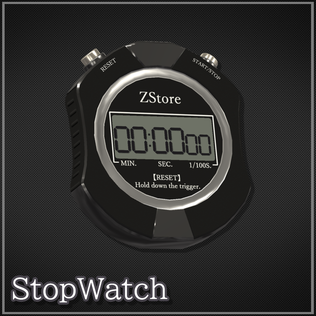 【VRChat想定】StopWatch【Udon】【UdonSharp】【Unity2019対応】