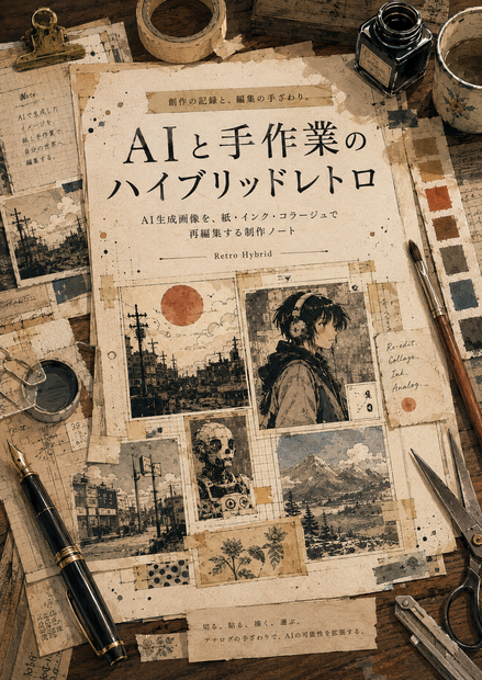 AI × 手作業のハイブリッドレトロ制作ノート （有料版）Vol.1｜画像生成とプロンプト設計