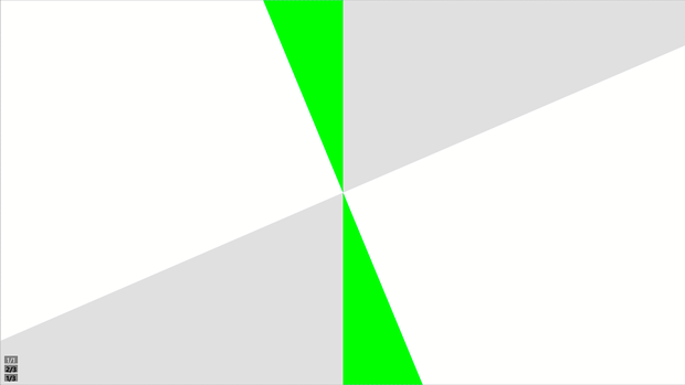 くるくる回る感じのシーンチェンジ[GB]