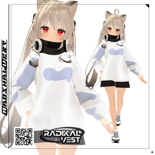 【舞夜＆QuQu_U_body対応】カジュアルテックウェアコーデセット/CASUAL TECH WEAR OUTFIT SET