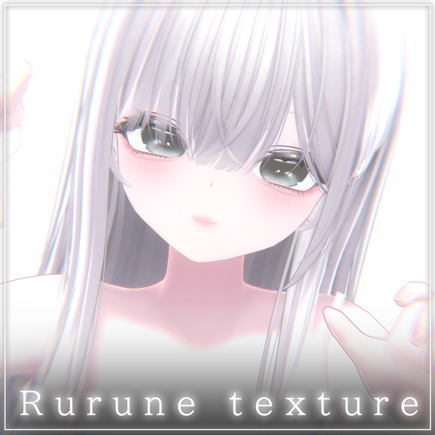 【rurune専用】texture set(face+eyes)🦈🤍