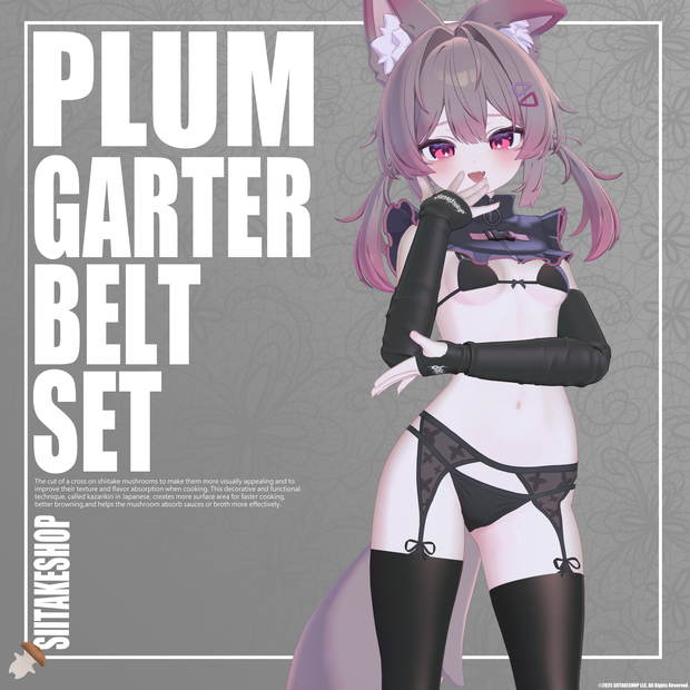 GARTER BELT【For Plum /Chocolat / Chiffon / Lime】