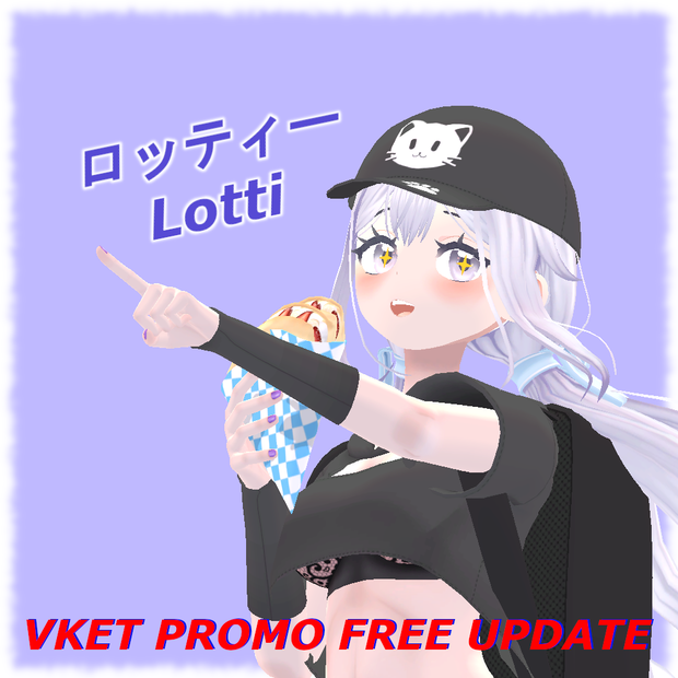 オリジナル3Dキャラクター【ロッティー】【Lotti】