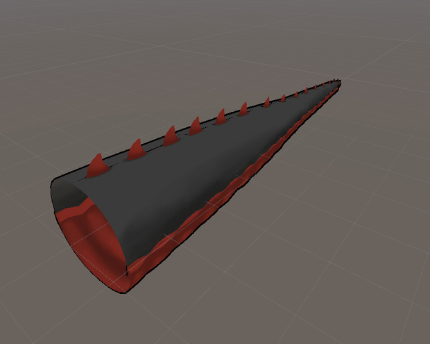 Rigged Dragon Tail