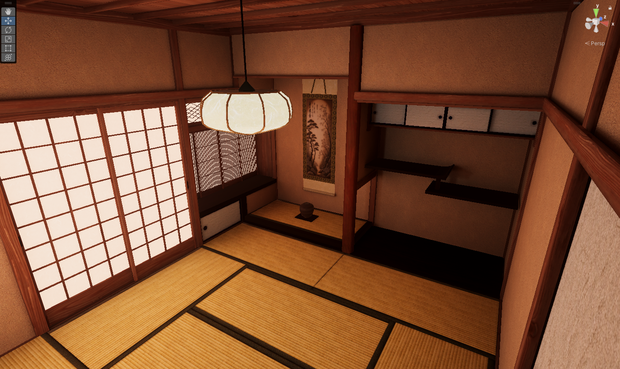 【販売ワールド】書院造の和室 - [Selling World] Japanese-style room with a shoin-style design