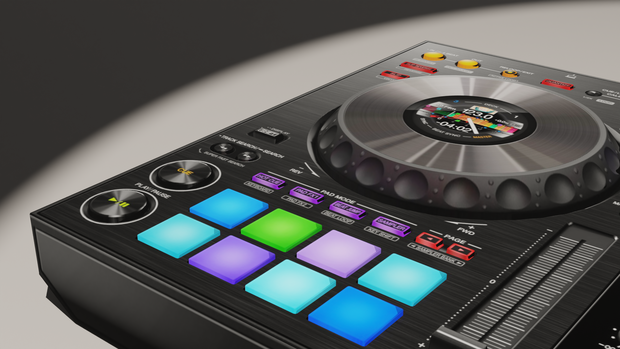 【VRChat想定】DDJ-800 3Dモデル