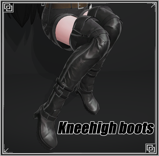 【9アバター対応】ニーハイブーツ - Kneehigh boots -