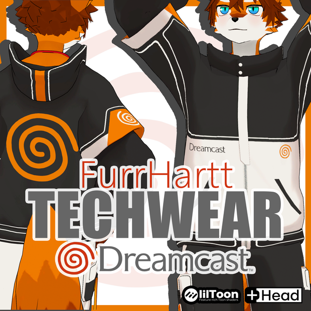 【+Head 】 ファーハートテックウェア / Techwear Furhartt Dreamcast Retexture