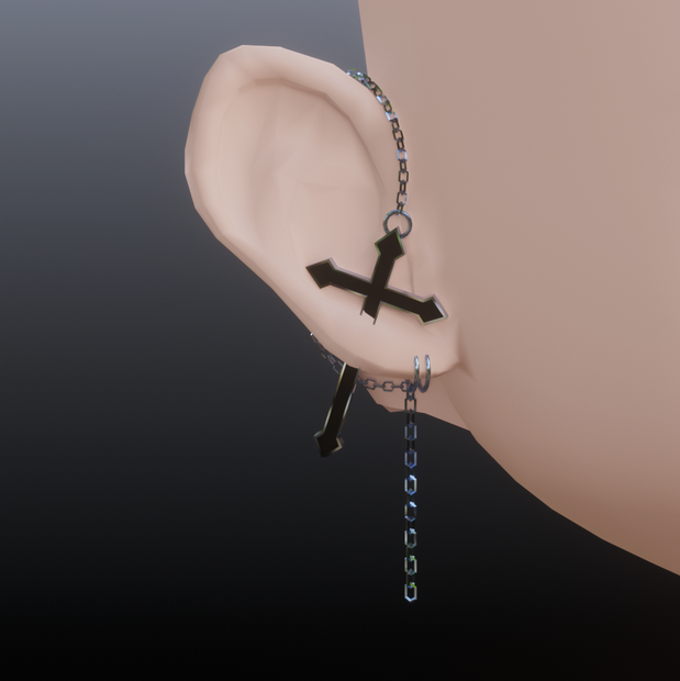 Cross Earring「✞ ピアス」