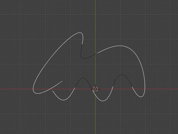 カーブタンジェントの角度計算ツール　Blender GeometryNode