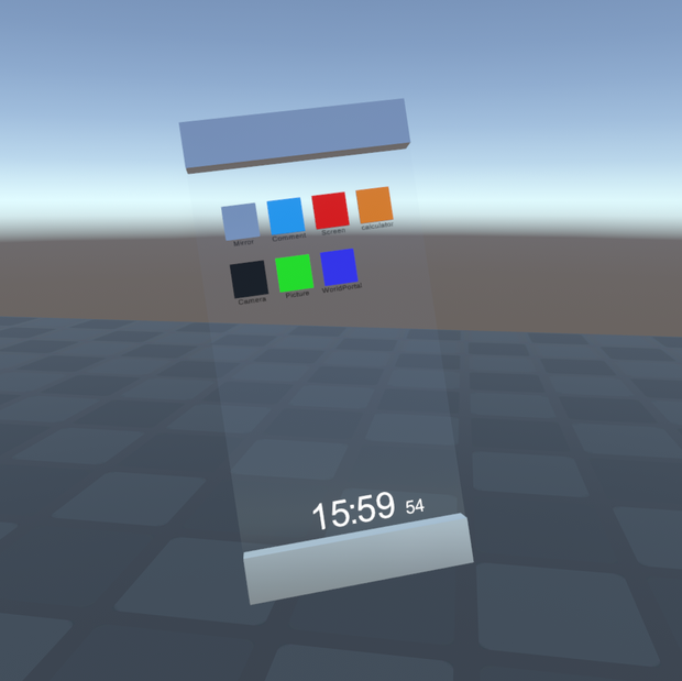 cluster用アイテム　タブレット端末ぽいもの