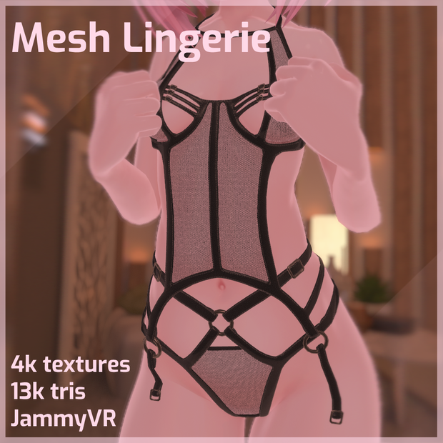 [VRChat] Mesh Lingerie outfit for Shkurka by Tori-nyan