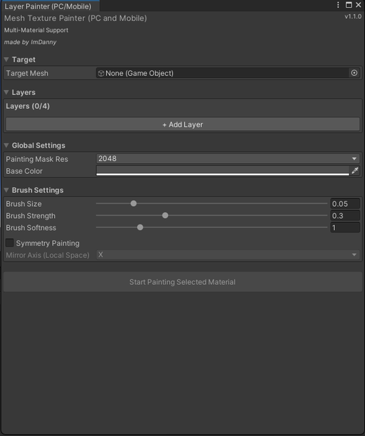 Unity Mesh Painter