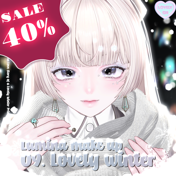 40% SALE~ 【Lumina , ルミナ】 ʚ Lovely winter ɞ Make up + eyes + tongue + body (tone)