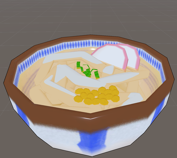 【VRChat想定Avatar】VRChat Avatars3.0 かけうどん（ペン機能付き！）2022/10/01更新
