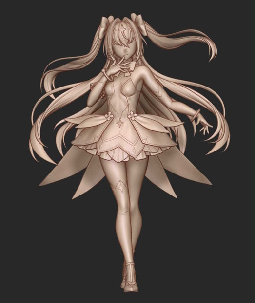 エピックセブン トップ モデル ルルーカ STLファイル