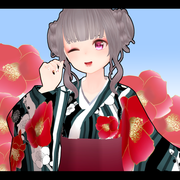 【ｽｷﾆﾝｸﾞ済み衣装】浴衣