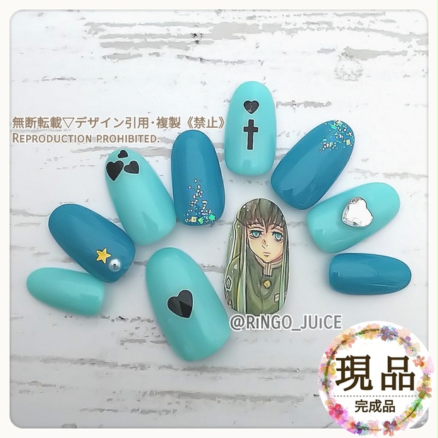 【現 品】痛ネイルチップ/ky-tm 現品】痛ネイルチップ/ky-tm - 【 痛ネイルチップ┆オーダーチップ