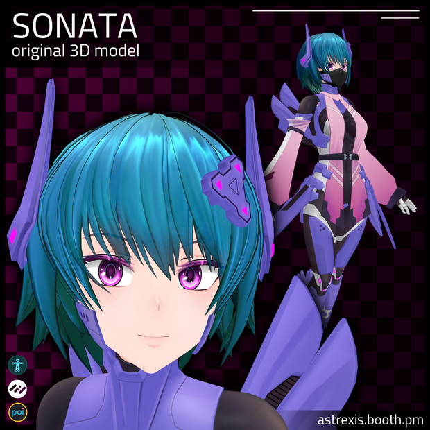 「ソナタ」SONATA【オリジナル3Dモデル】