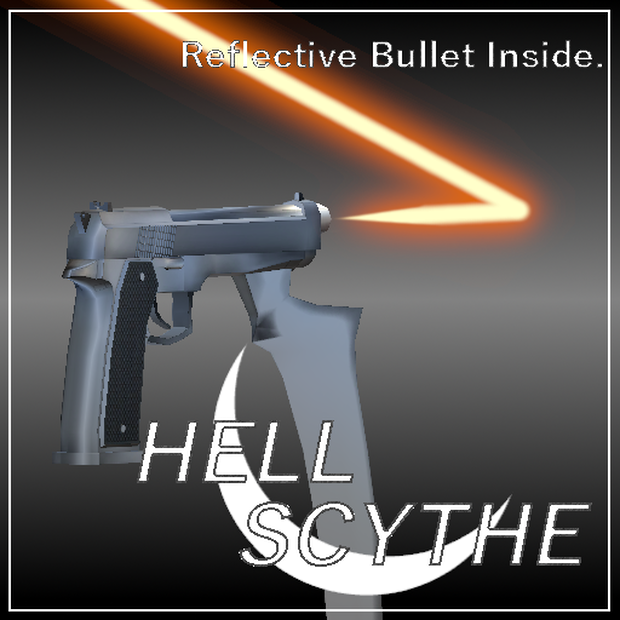 【オリジナル3Dモデル】「Hell Scythe」【アバターギミック付きハンドガン】