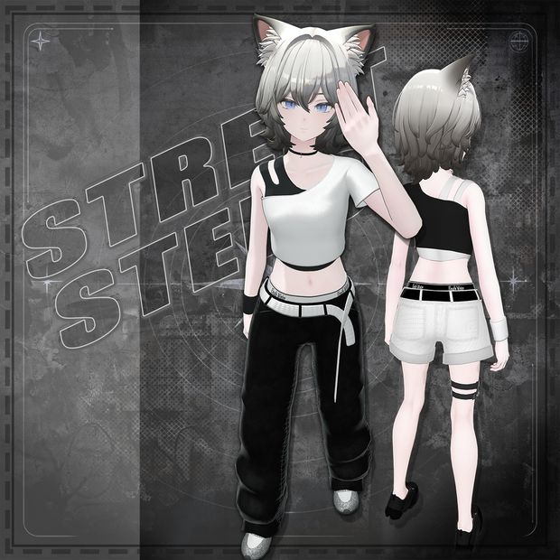 💫20アバター対応💫  [3D衣装] Street Steps
