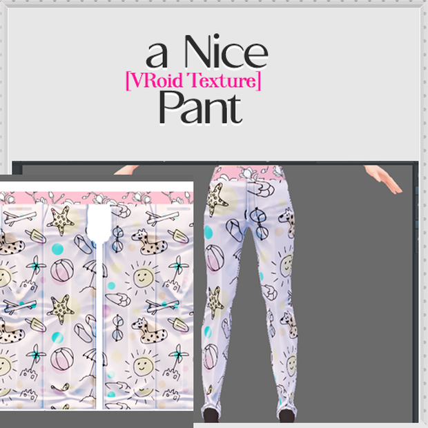 [VRoid Texture] a Nice  Pant