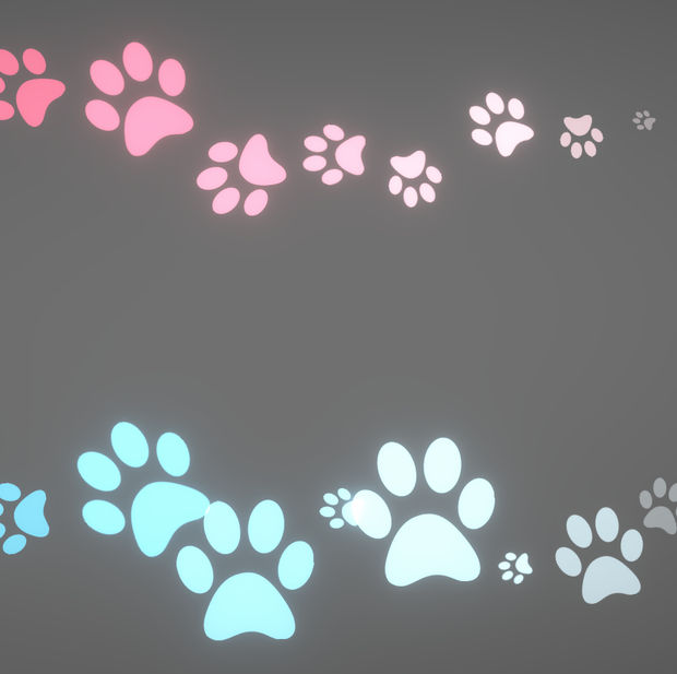 Pawprint Ground trails (multicolor)