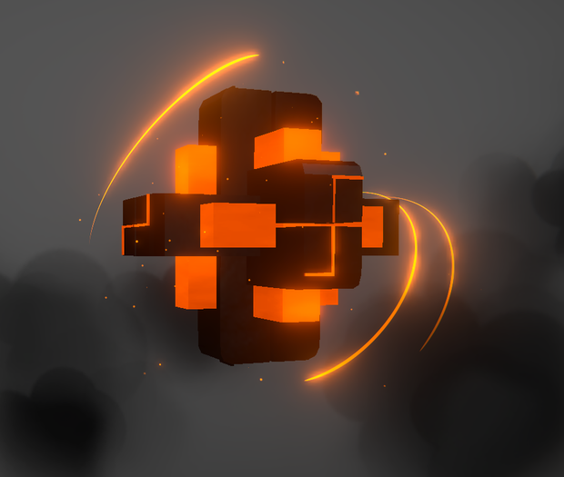 Zhongli Burst Particle Animation