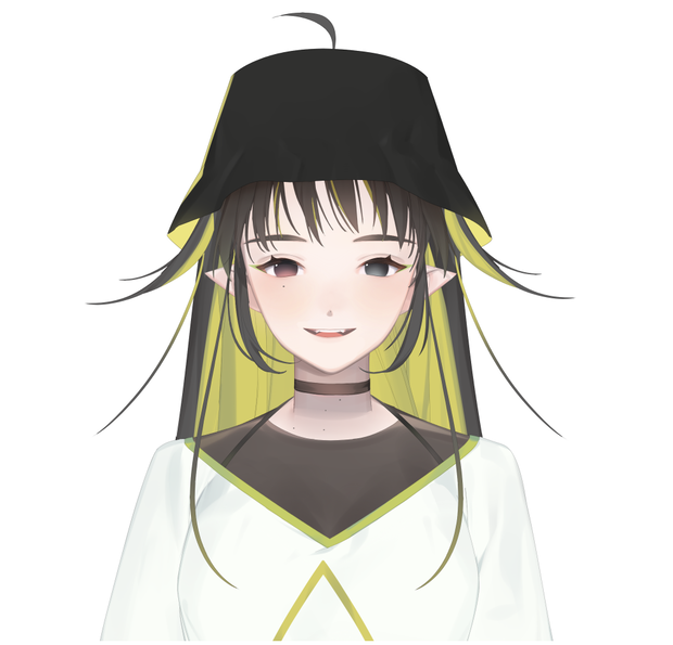 Free Live2d model PSD ready-to-rig 