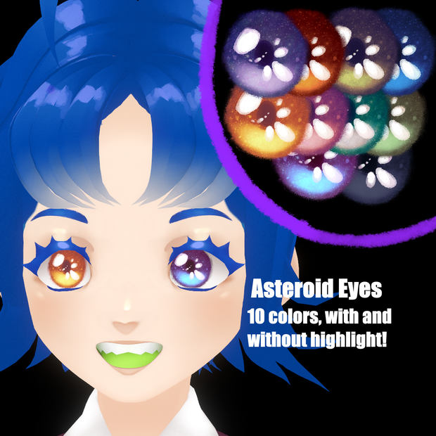 Asteroid Vroid eye texture